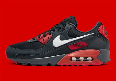 schwarz rot nike air max 90 crimson|Air Max 90 kids shoes.